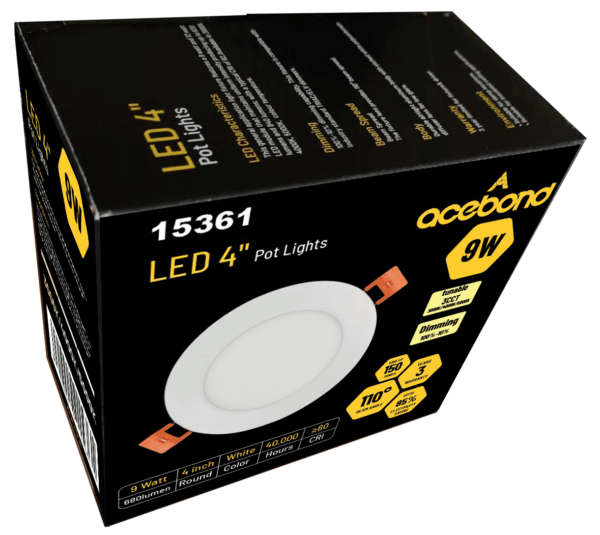 Acebond - LED-420T - Pot Light 9W - 3 Colour Switchable