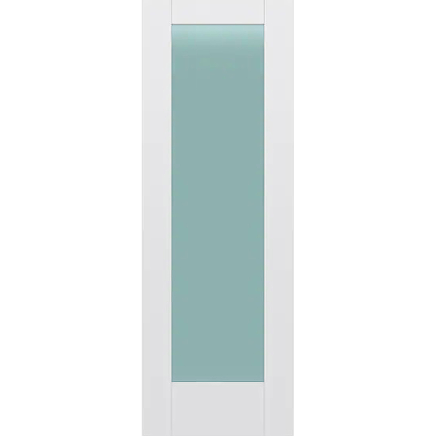 1 Panel Solid Door Frosted Glass - 28 x 80
