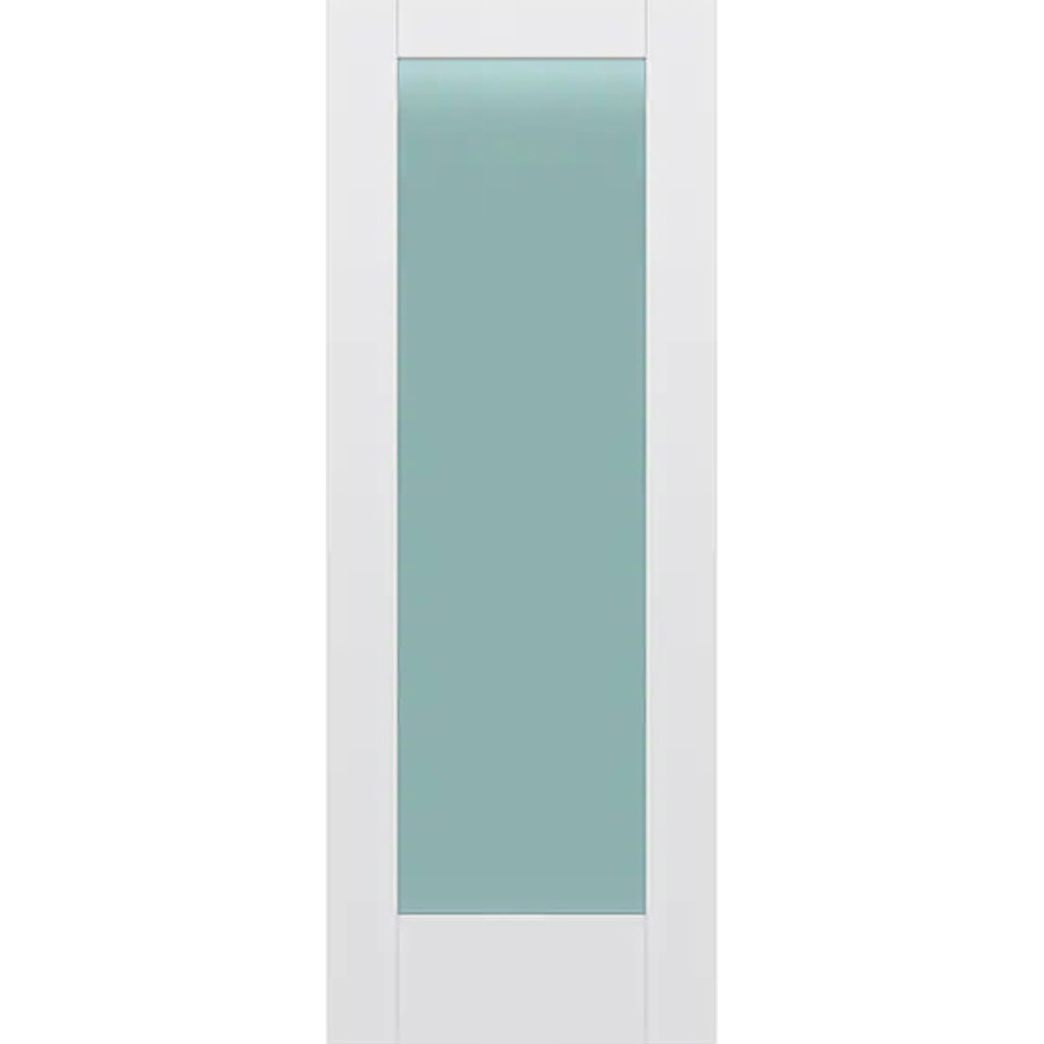 1 Panel Solid Door Frosted Glass - 30 x 80