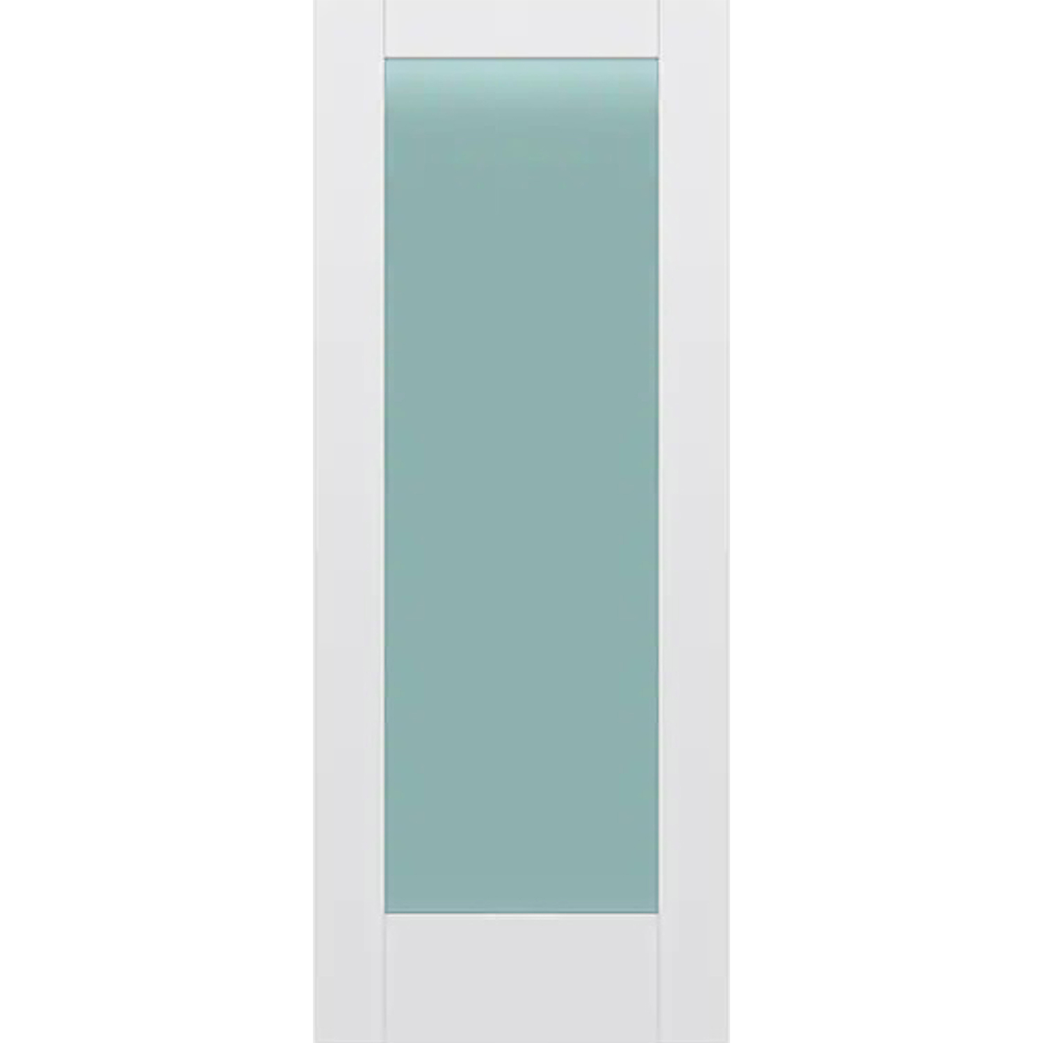 1 Panel Solid Door Frosted Glass - 32 x 80