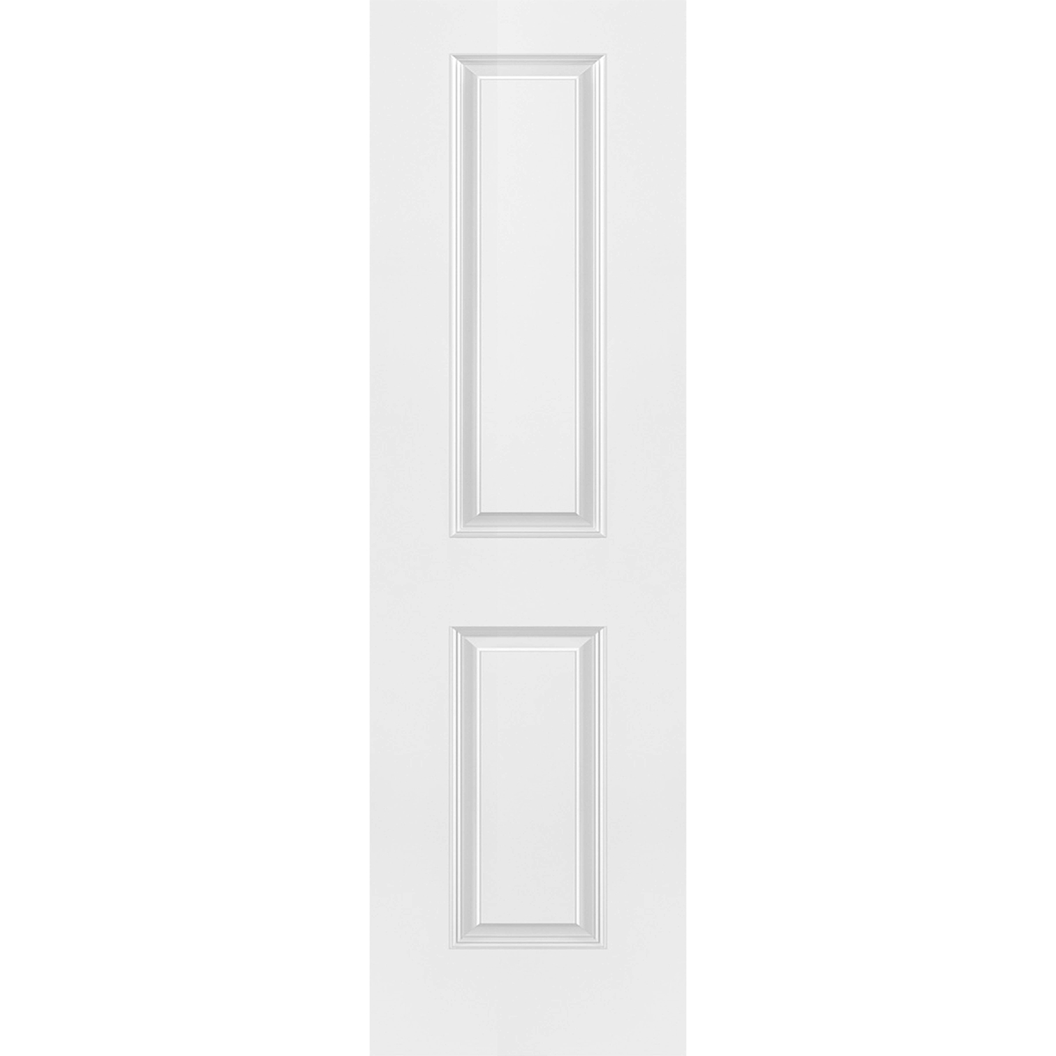 2 Panel 80 x 24 x 1-3/8 Smooth Hollow Door Raised