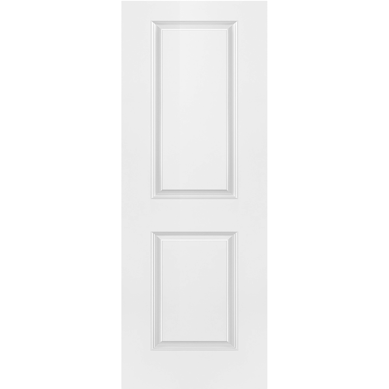 2 Panel 80 x 30 x 1-3/8 Smooth Hollow Door Raised