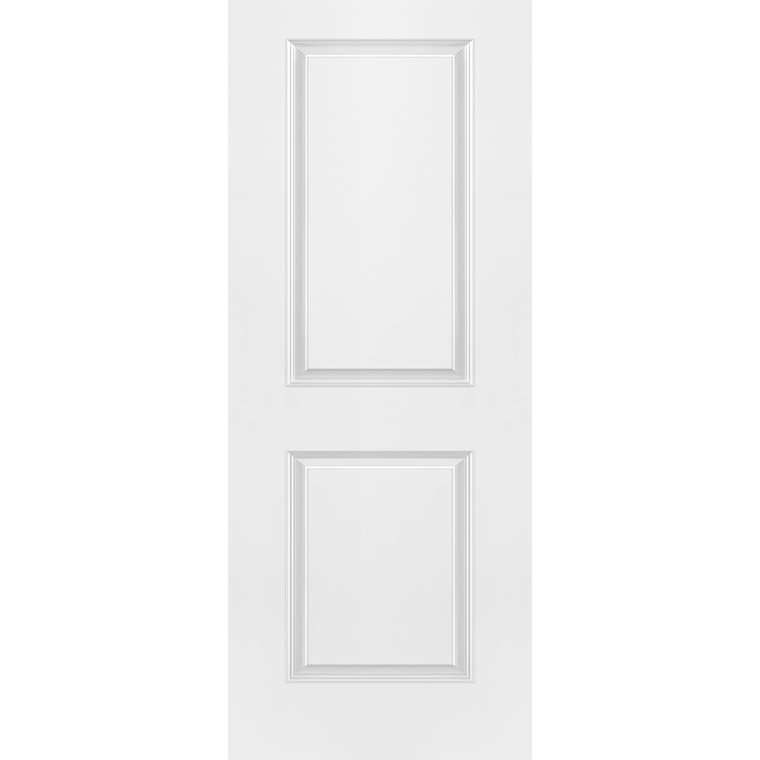 2 Panel 80 x 32 x 1-3/8 Smooth Hollow Door Raised