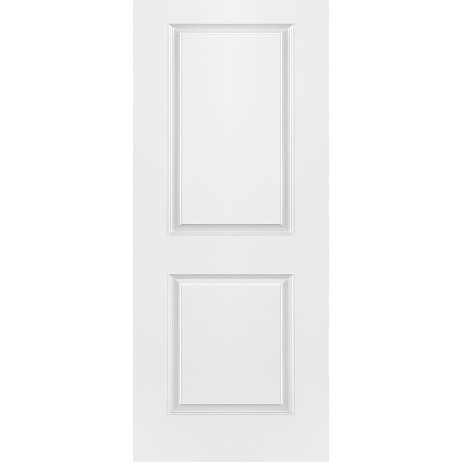 2 Panel 80 x 34 x 1-3/8 Smooth Hollow Door Raised