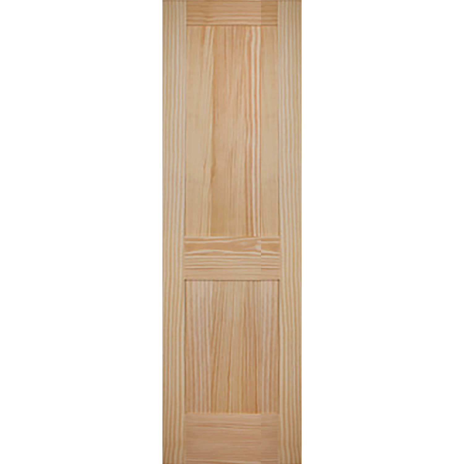 2 Panel 24 x 80 x 1 3/8 - Knotty Pine Door Shaker