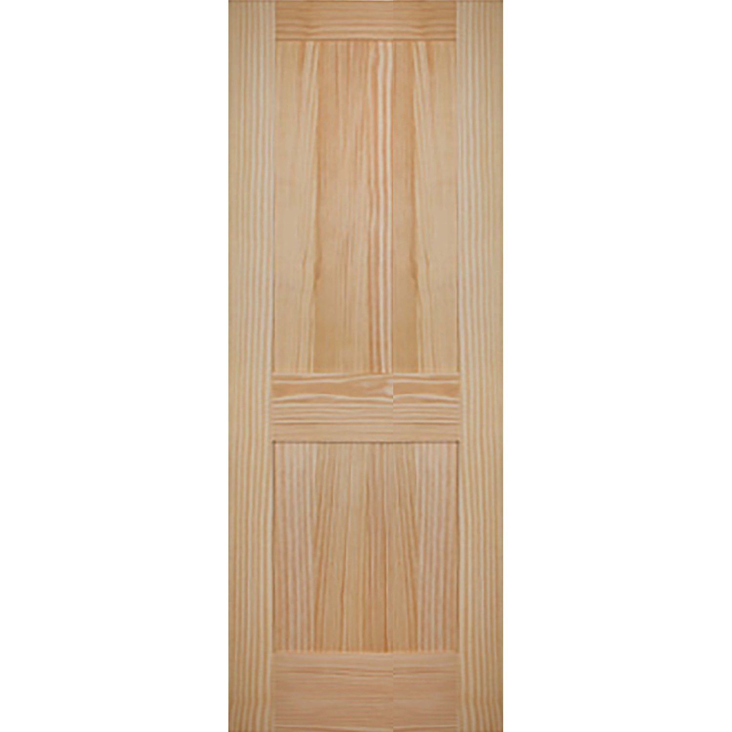 2 Panel 30 x 80 x 1 3/8 - Knotty Pine Door Shaker