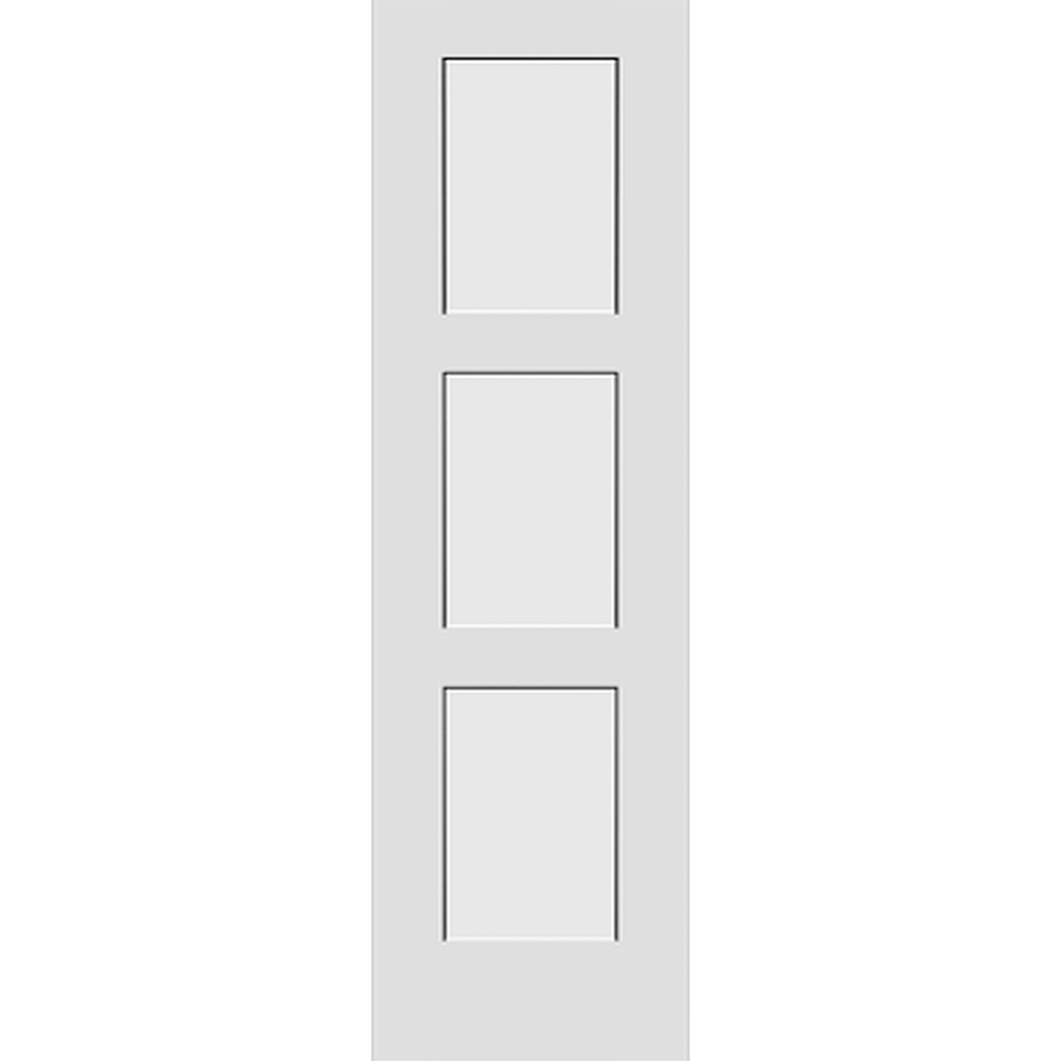 3 Panel Solid Door - 24 x 80