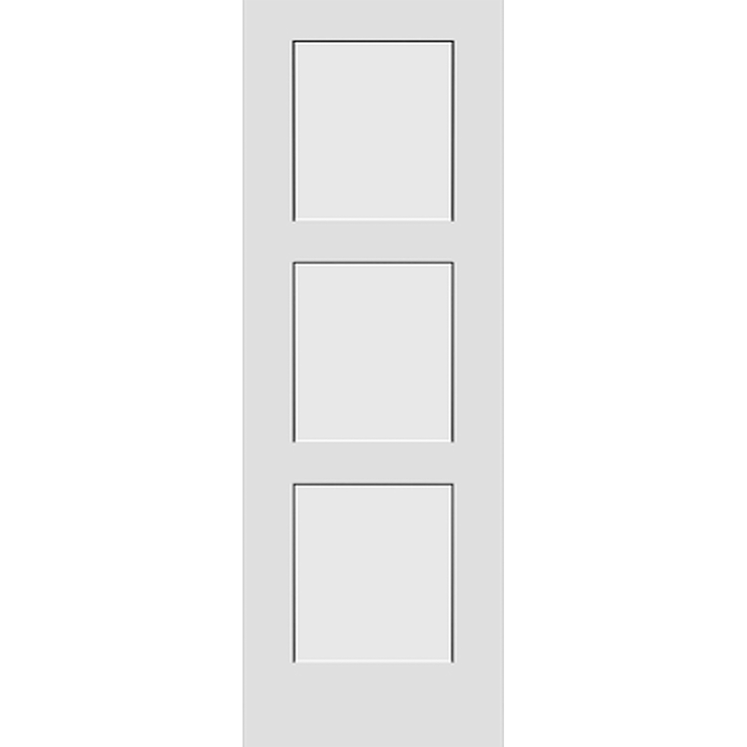 3 Panel Solid Door - 28 x 80