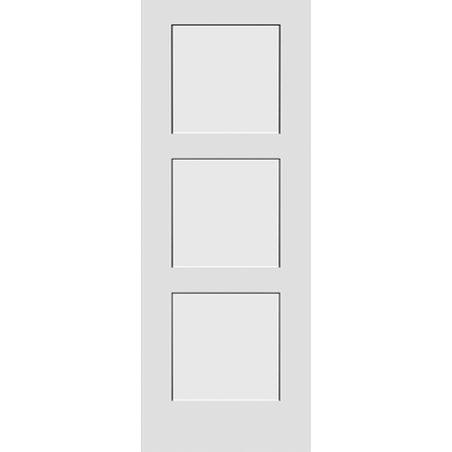 3 Panel Solid Door - 30 x 80