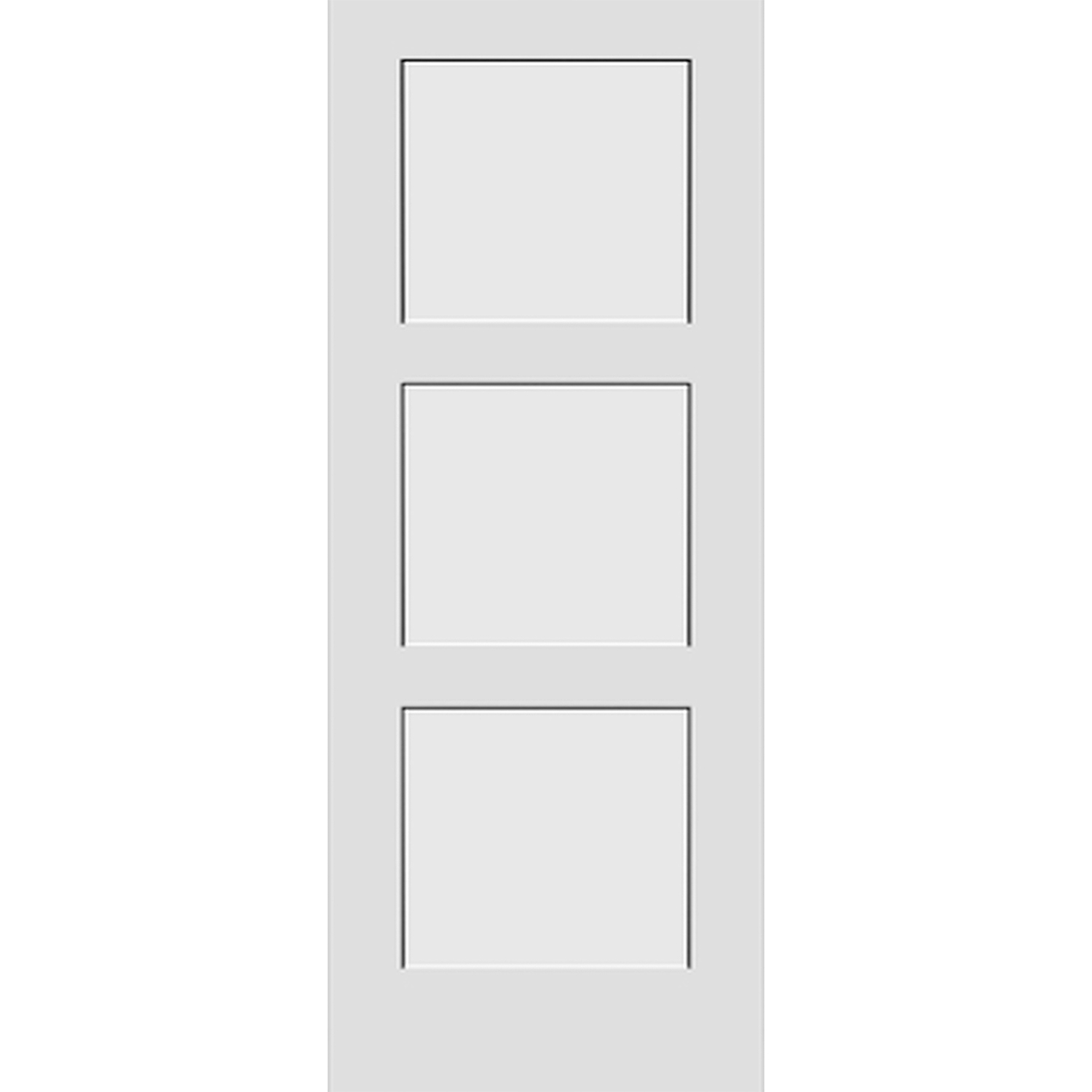 3 Panel Solid Door - 32 x 80