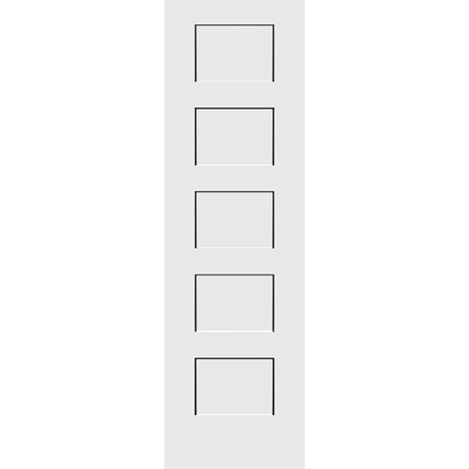 5 Panel Solid Door - 24 x 80