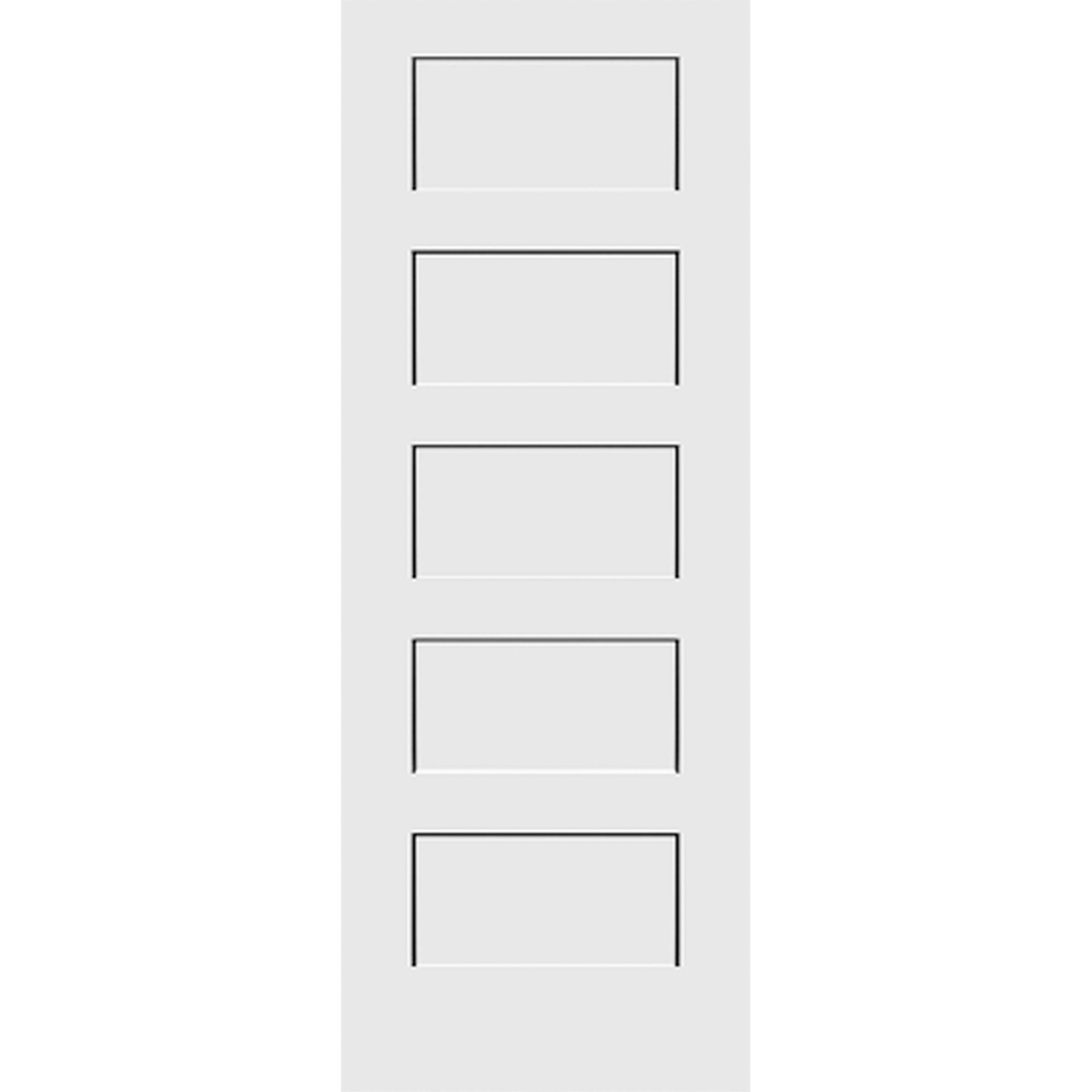 5 Panel Solid Door - 30 x 80