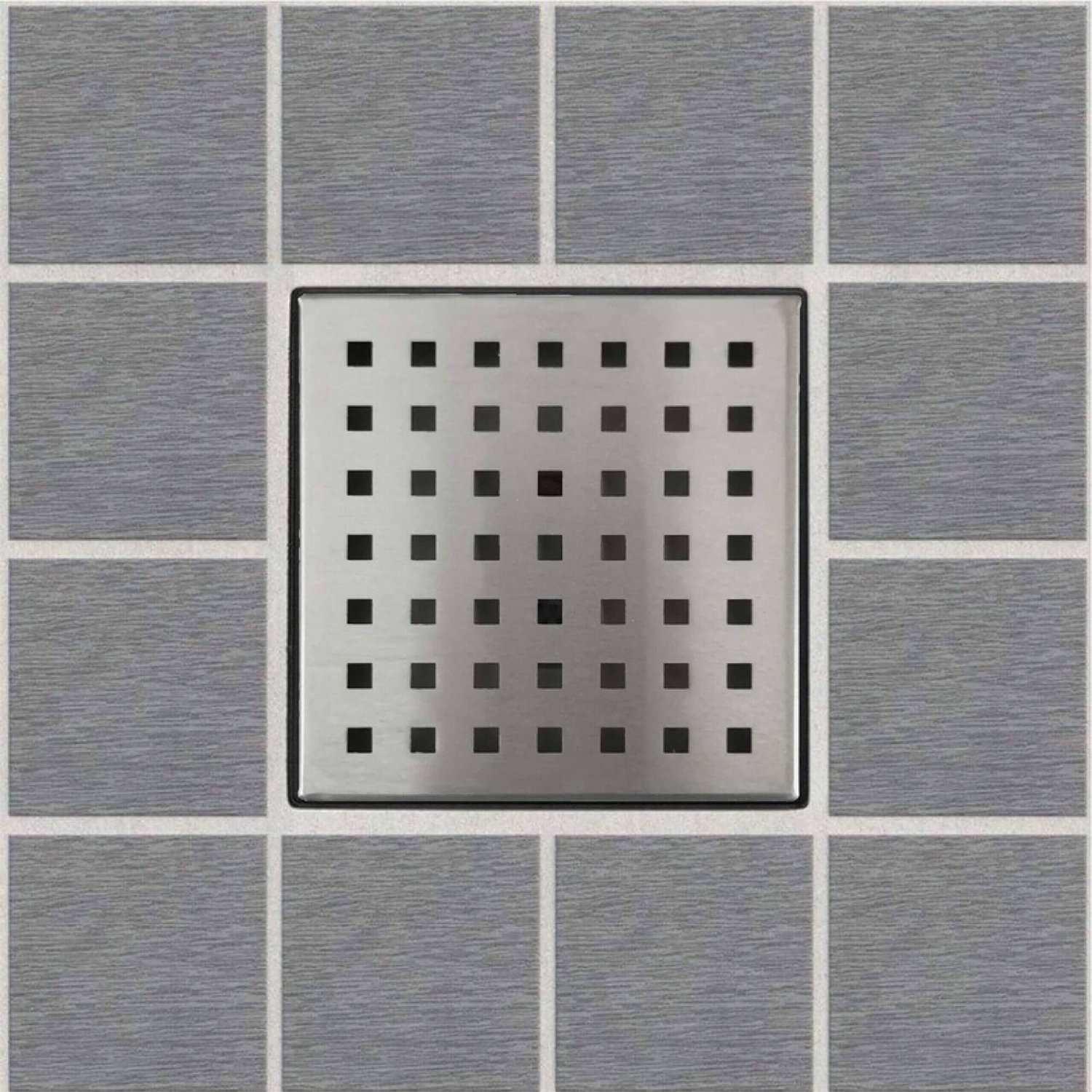 6 x 6 Square Drain with Blue Membrane - PT04 - IB TOOLS