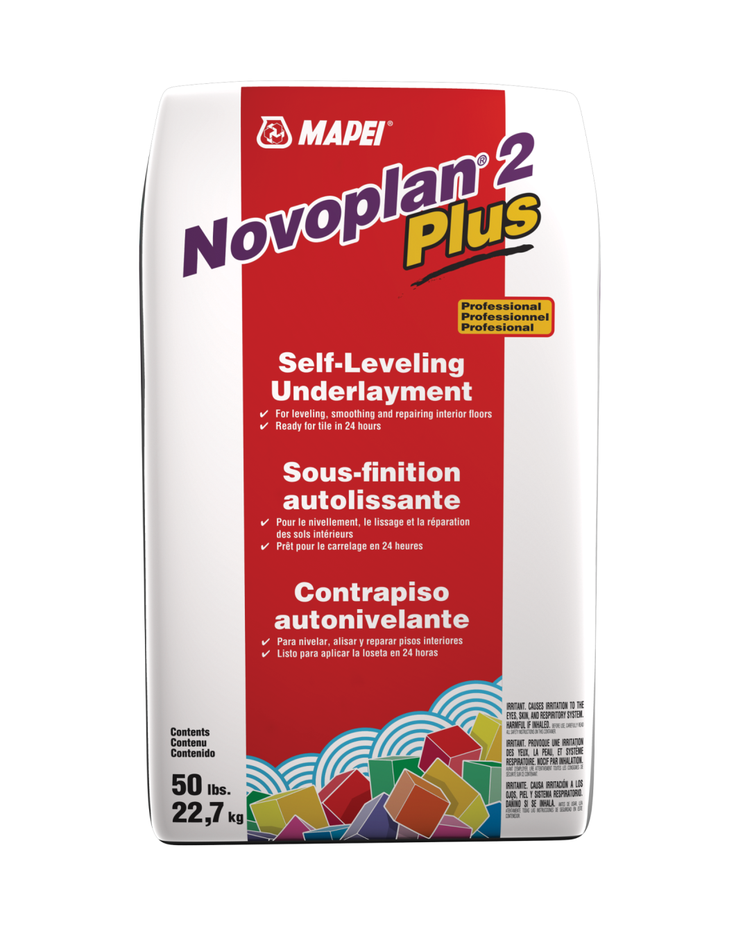 94178-50 - Mapei Self Level Novoplan 2 up to 1 - 50lbs QTY / SKID - 56