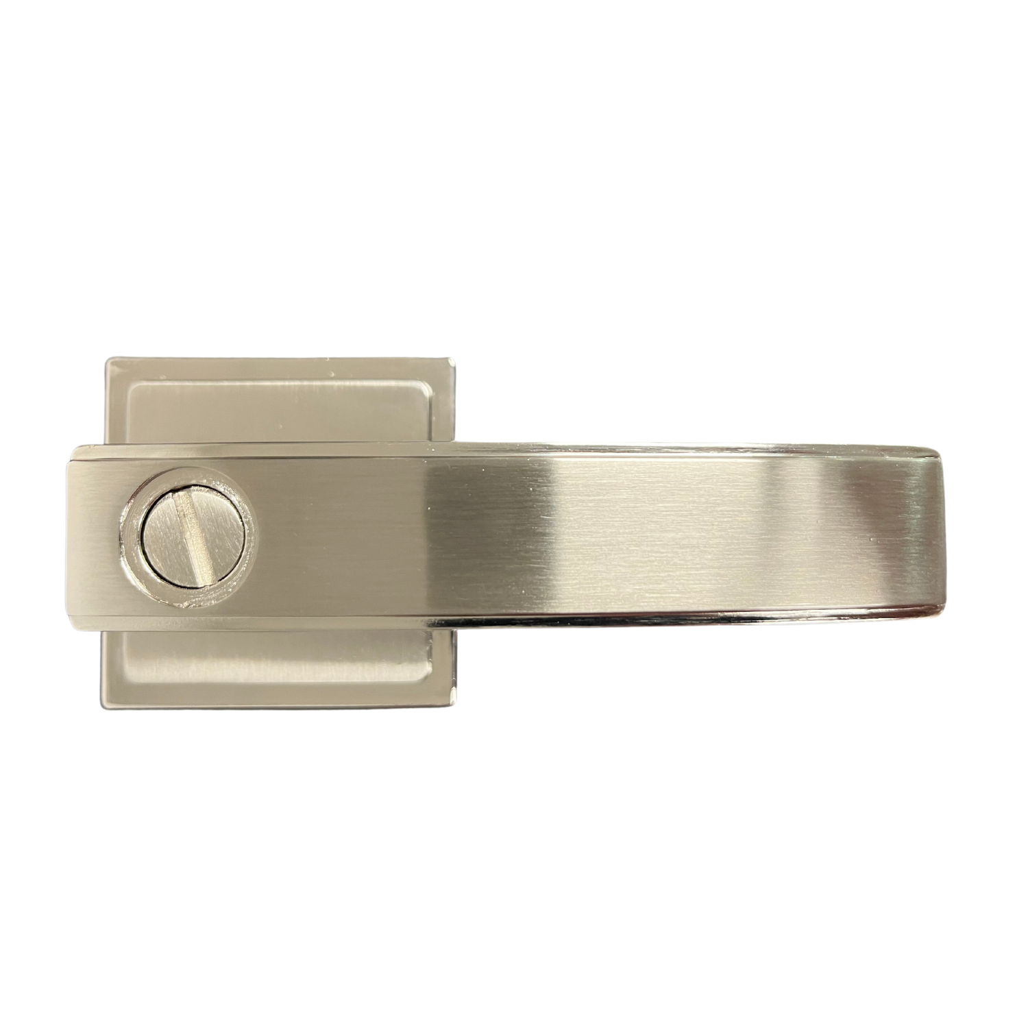 PorteGuard Door Handle - Heavy Duty Privacy Lever Set - Satin Nickel - CDH-01-BK-SN