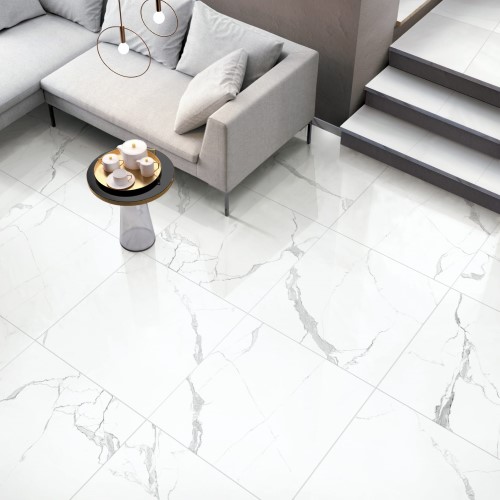 Floorest Porcelain Tile - Bianco Light Matt - 24 x 24 16SF/BOX - CT22006M