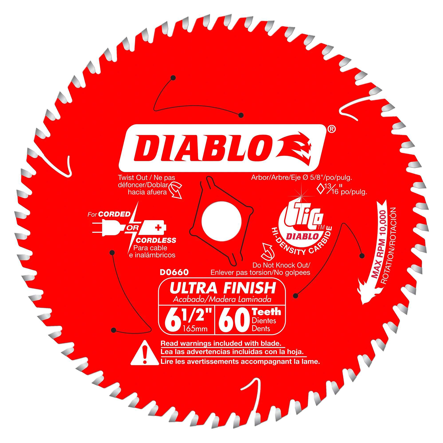 DIABLO - ULTRA FINISH 6 1/2", 60T