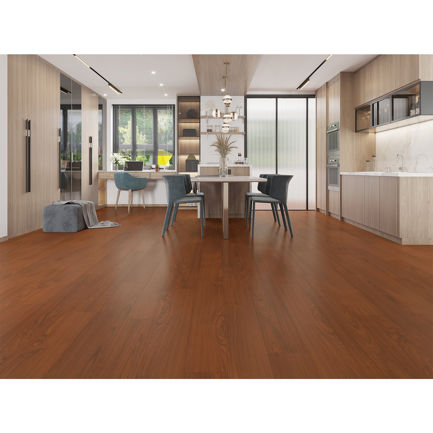 Floorest - 12mm Laminate AC4 - 7 1/2 Embossed Finish - E708 - Ruby Rich - 20.56 SF / Box