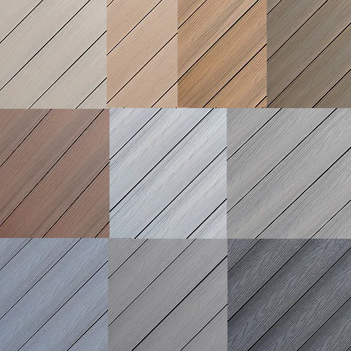 Ecomost - Deck Board Hollow 12' ( 5.43" X 0.91" ) - Variety of Colour Palette is Available