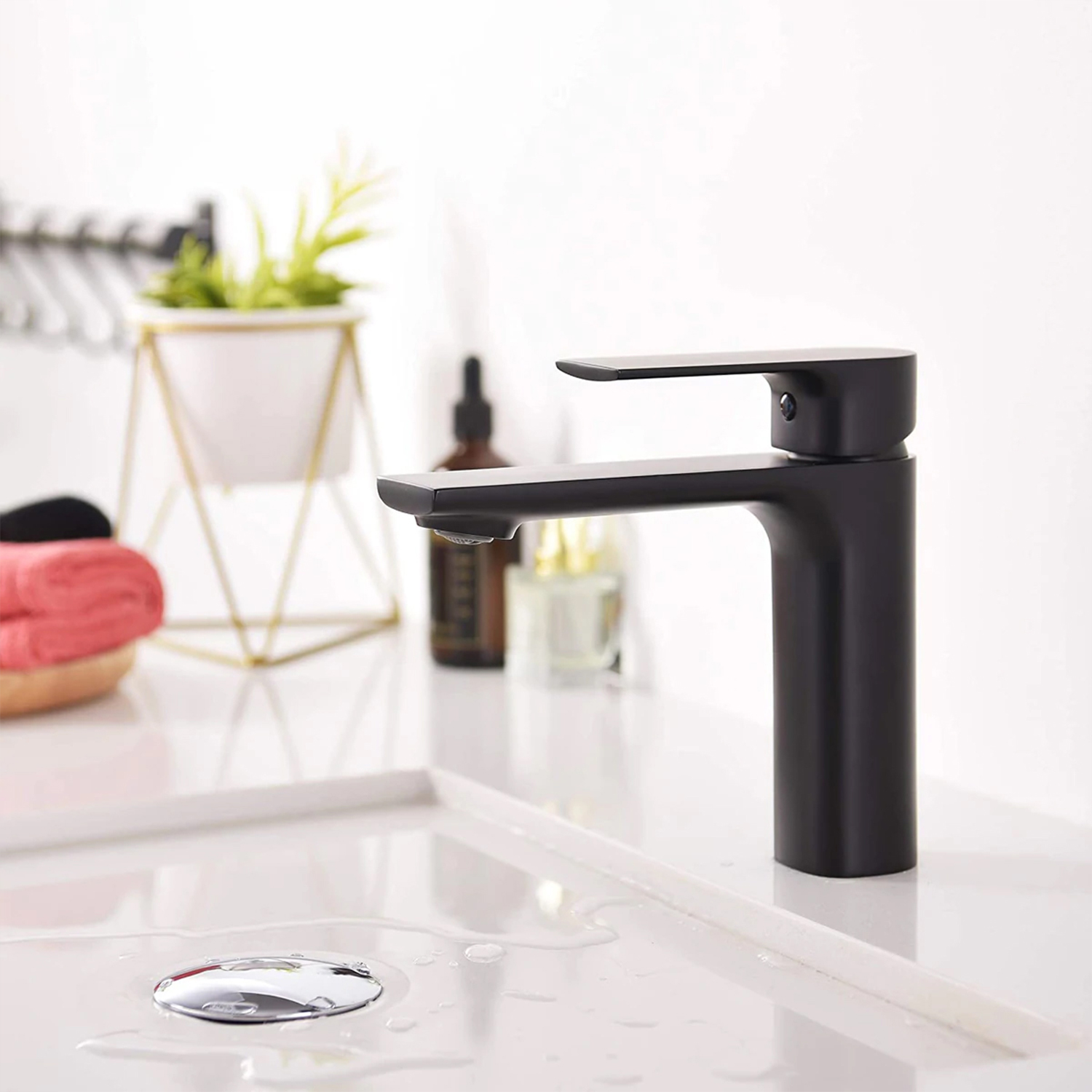 Kodaen F11127MB Matte Black Single Handle Faucet -