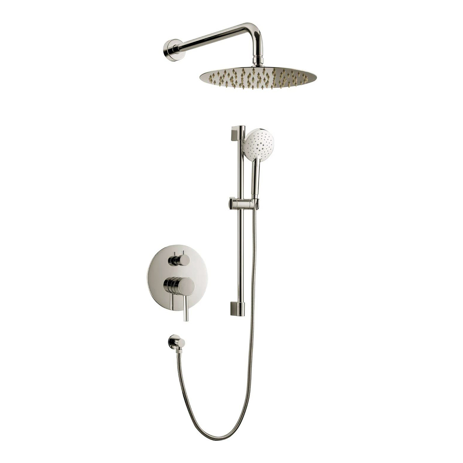 Kodaen F54104BN Brushed Nickel New Design Two Way Functions Shower System