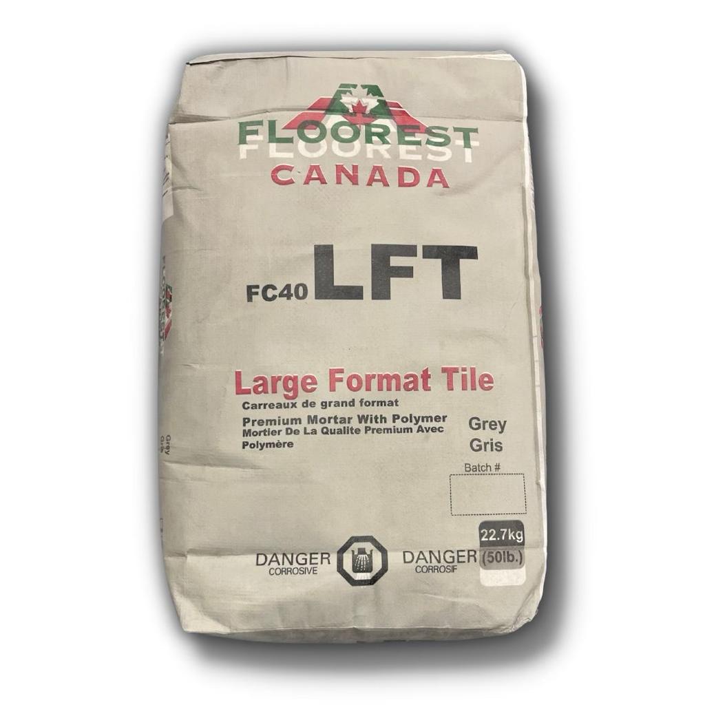 Floorest - FC40 LFT Mortar with Polymer - 50 lbs GREY 