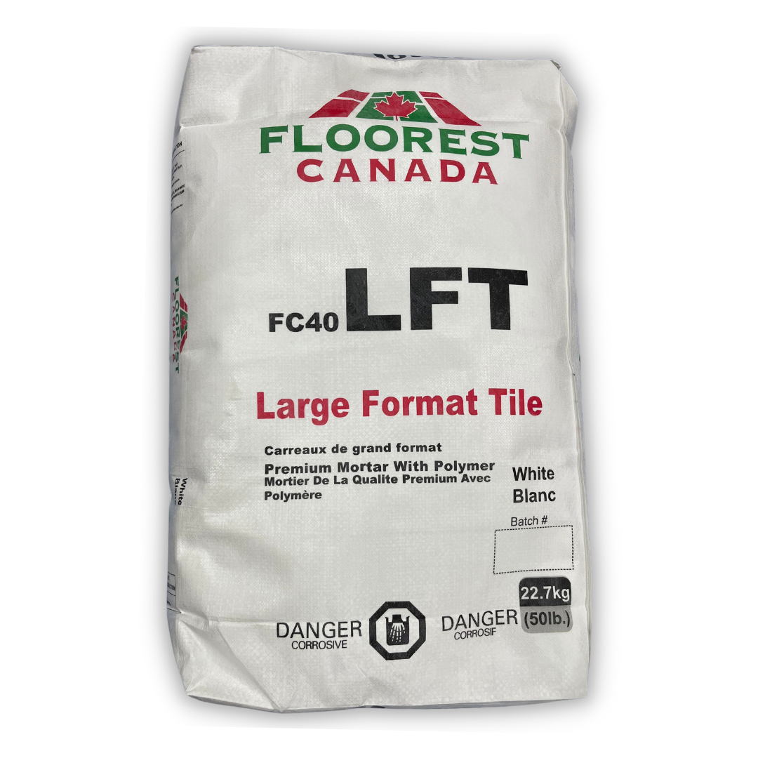 Floorest - FC40 LFT Mortar with Polymer - 50 lbs WHITE