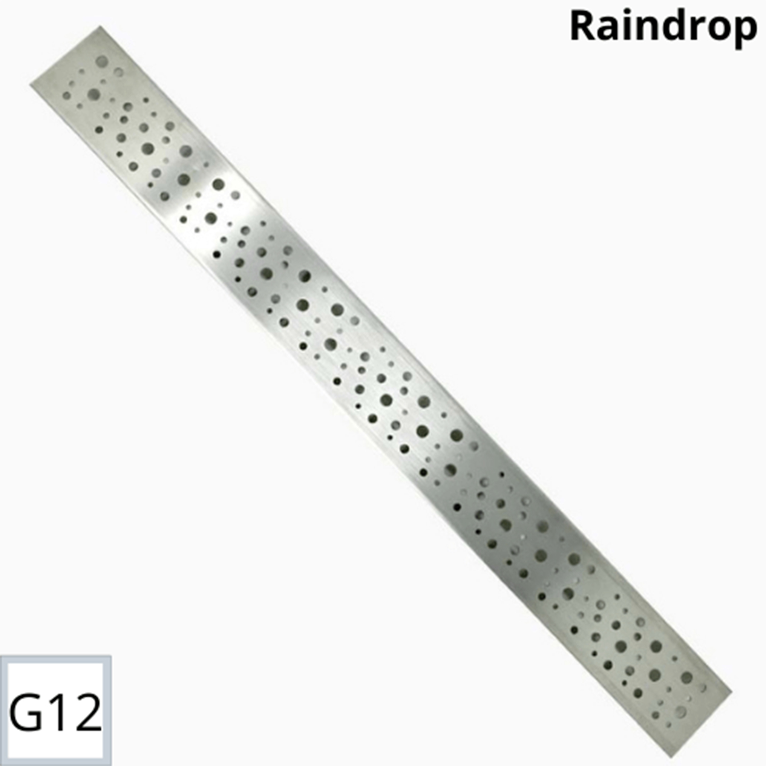 36" Blank Linear Drain with Blue Membrane - G12 - IB TOOLS