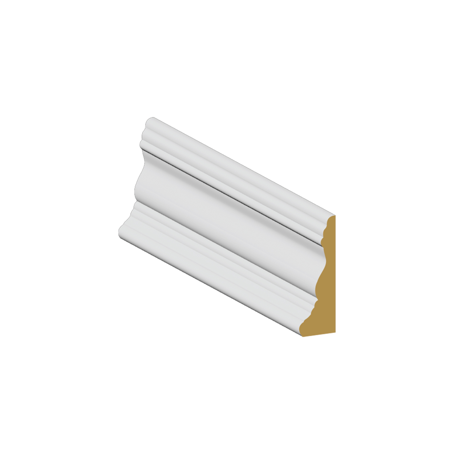 Casing MDF Colonial Back Band 3 x 1 x 86 - $1.21LF - Sold Per Piece