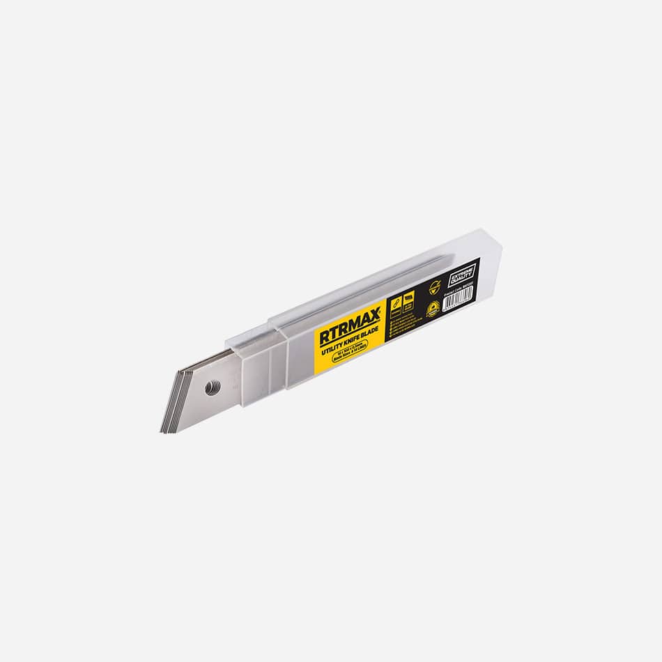 RTRMAX - RH11201 - UTILITY KNIFE BLAD 10PCS IN PLASTIC BOX