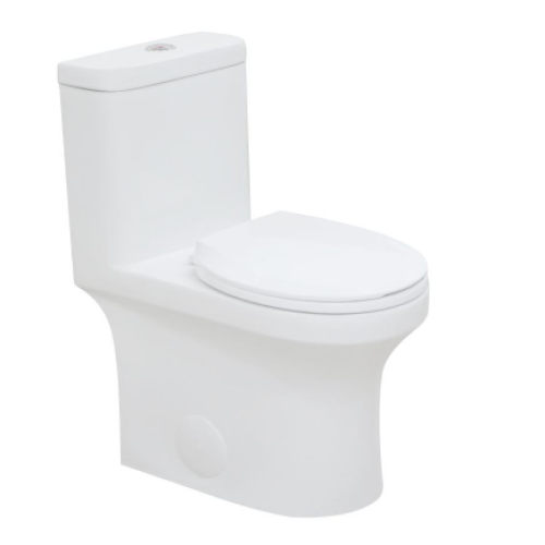 Dureno -One Piece Toilet White Gloss (4.8L-6L / 1.1gal-1.6gal) - T202W