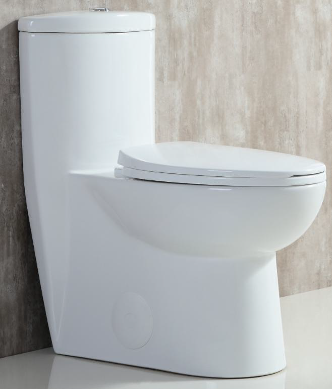 Dureno -One Piece Toilet White Gloss (4.8L-6L / 1.1gal-1.6gal) - T203W