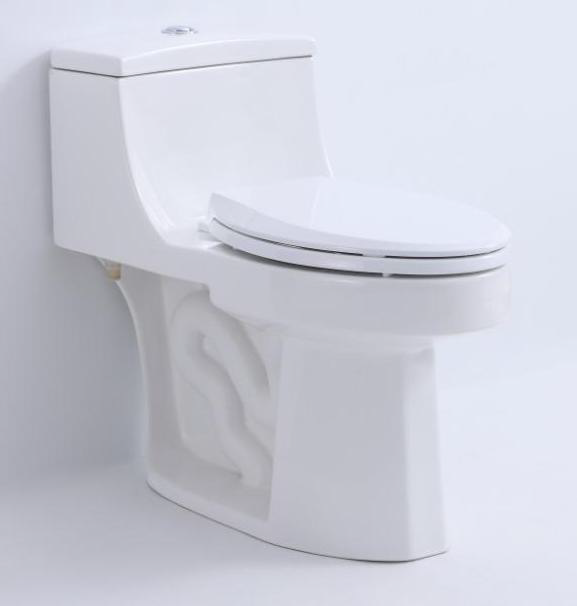 Dureno -One Piece Toilet White Gloss (4.8L-6L / 1.1gal-1.6gal) - T205W