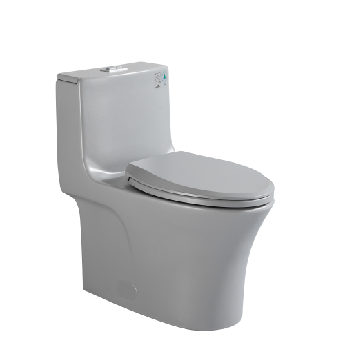 Dureno - One Piece Toilet Light Grey (4.8L-6L / 1.1gal-1.6gal) - T206LG