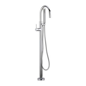 COS-F71105CP Chrome Goose Neck Soaker Tub Filler