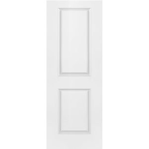 Porte intérieure à 2 panneaux surélevés (âme creuse)
