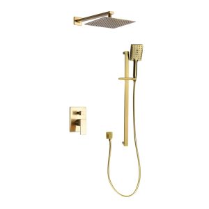 COS-F54123BG Shower mixer Brushed Gold Shower Faucet - 2-Way Shower System