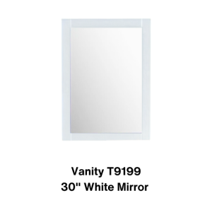 Vanity T9199/30 Miroir Blanc - Spécial