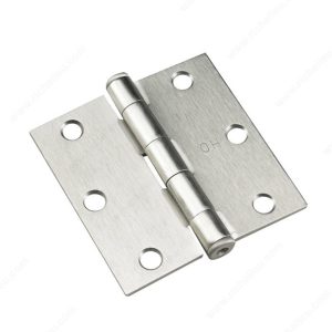 Onward - Charnières 3" - Carré en nickel poli - 2 pièces par paquet - 820NBB