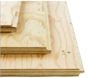 PLYWOOD Std. Spruce or Fir T&G Plywood 5/8" X 4 ' X 8' ( Tounge & Groove )