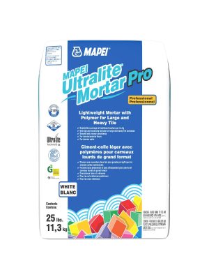 94146-25 - Mapei - ULTRA LITE Qualité supérieure, haute performance modifiée aux polymères 25lbs 70/skid - Ultralite