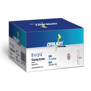 Driven - 1 3/4 Flooring Screws Square Head 4M/box - QTY 4000 - CFC-134FS4M-134CS4M