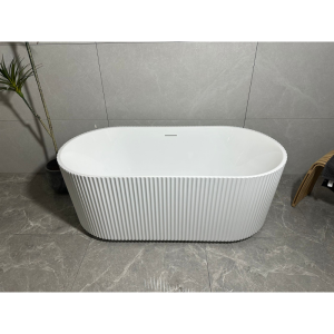 Baignoire autoportante Dureno blanche CTB005G-CTB006G
