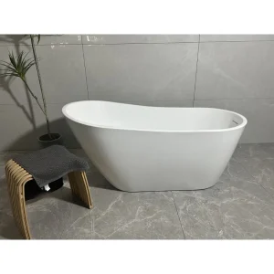 Baignoire autoportante Dureno blanche CTB011G