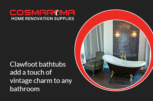 Add Elegance With a Clawfoot Bathtub