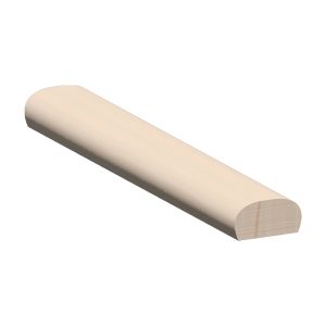 Handrail Maple No Groove 2 5/8 X 1 5/16 - Round - M504