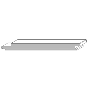 Shiplap - MDF Wall Panel Primed - 12MM x 5 1/4 x 12' Nickel Gap - M426