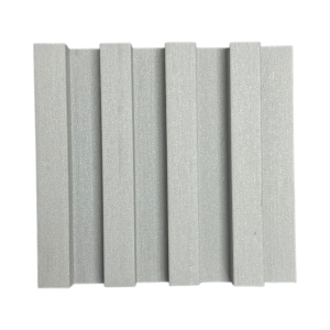 Un panneau mural en PVC cannelé 6 3/4" x 10' Silver Chain - PJXD19