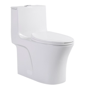 Dureno - One Piece Toilet White Gloss (4.8L-6L / 1.1gal-1.6gal) - T206W