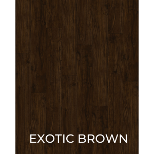 Floorest - Vinyle clic 6 mm - Brun exotique - 1019 - 23,68 pi²/boîte